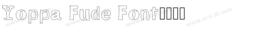 Yoppa Fude Font字体转换